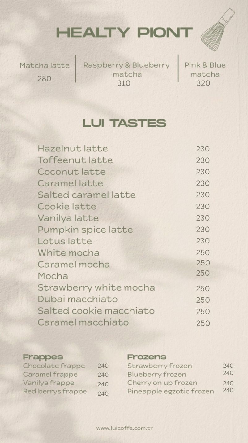 Lui Menü 1